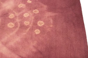 Deep Blush Tie-Dye 5X8 Hand-Tufted Modern Rug