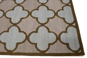 Multicolored Trellis 5X8 Hand-Tufted Modern Rug