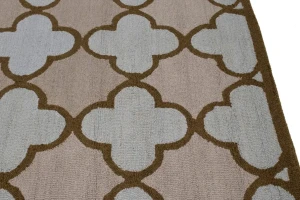 Multicolored Trellis 5X8 Hand-Tufted Modern Rug