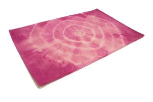 Fuchsia Tie-Dye 5X8 Hand-Tufted Modern Rug