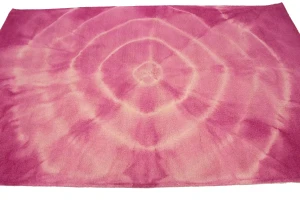 Fuchsia Tie-Dye 5X8 Hand-Tufted Modern Rug