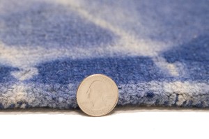 Purple-navy Tie-Dye 5X8 Hand-Tufted Modern Rug