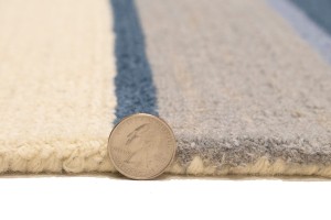 Multicolored Stripes 5X8 Hand-Tufted Modern Rug