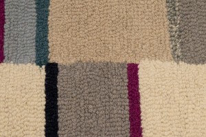 Multicolored Stripes 5X8 Hand-Tufted Modern Rug