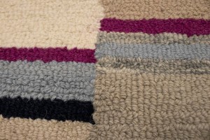 Multicolored Stripes 5X8 Hand-Tufted Modern Rug