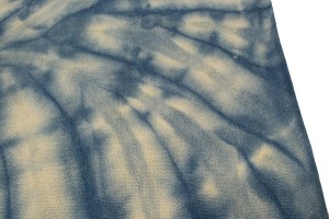 Navy Blue Tie-Dye 5X8 Hand-Tufted Modern Rug