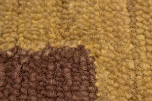 Beige Geometric 5X8 Hand-Tufted Modern Rug