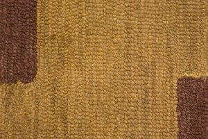 Beige Geometric 5X8 Hand-Tufted Modern Rug