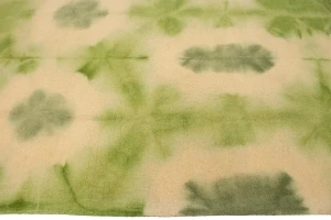 Green Tie-Dye 5X8 Hand-Tufted Modern Rug