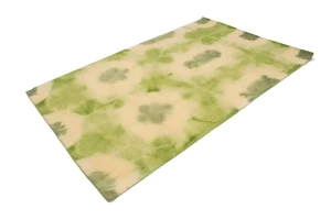 Green Tie-Dye 5X8 Hand-Tufted Modern Rug