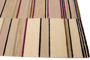 Multicolored Stripes 5X8 Hand-Tufted Modern Rug