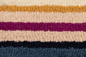 Multicolored Stripes 5X8 Hand-Tufted Modern Rug