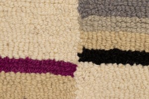 Multicolored Stripes 5X8 Hand-Tufted Modern Rug
