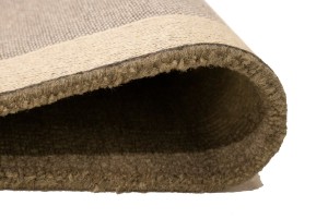 Beige/Khaki Tie-Dye 5X8 Hand-Tufted Modern Rug