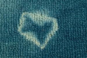 Blue Tie-Dye 5X8 Hand-Tufted Modern Rug