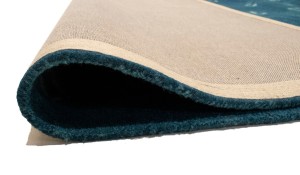 Blue Tie-Dye 5X8 Hand-Tufted Modern Rug