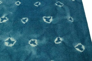 Blue Tie-Dye 5X8 Hand-Tufted Modern Rug