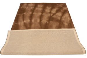 Brown Tie-Dye 5X8 Hand-Tufted Modern Rug