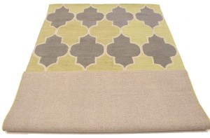 Multicolored Trellis 5X8 Hand-Tufted Modern Rug