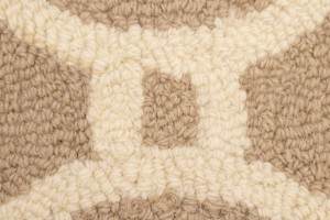 Beige Cream Trellis 5X8 Hand-Tufted Modern Rug