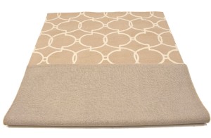 Beige Cream Trellis 5X8 Hand-Tufted Modern Rug