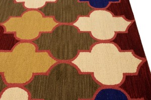 Multicolored Trellis 5X8 Hand-Tufted Modern Rug