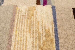 Multicolored Stripes 5X8 Hand-Tufted Modern Rug
