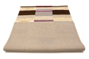 Multicolored Stripes 5X8 Hand-Tufted Modern Rug