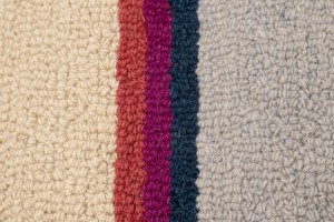 Multicolored Stripes 5X8 Hand-Tufted Modern Rug