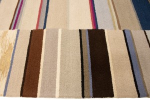 Multicolored Stripes 5X8 Hand-Tufted Modern Rug