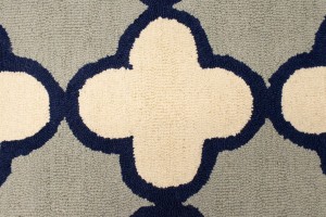 Multicolored Trellis 5X8 Hand-Tufted Modern Rug