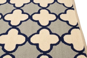 Multicolored Trellis 5X8 Hand-Tufted Modern Rug