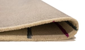 Multicolored Stripes 5X8 Hand-Tufted Modern Rug