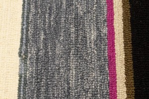 Multicolored Stripes 5X8 Hand-Tufted Modern Rug