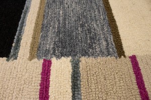 Multicolored Stripes 5X8 Hand-Tufted Modern Rug