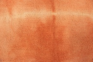 Coral Red Tie-Dye 5X8 Hand-Tufted Modern Rug