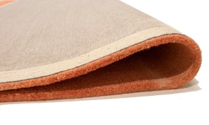 Coral Red Tie-Dye 5X8 Hand-Tufted Modern Rug