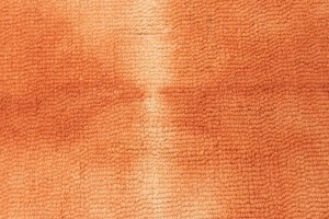 Coral Red Tie-Dye 5X8 Hand-Tufted Modern Rug