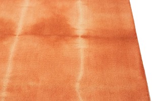 Coral Red Tie-Dye 5X8 Hand-Tufted Modern Rug