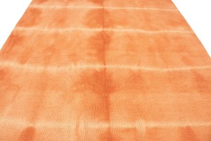 Coral Red Tie-Dye 5X8 Hand-Tufted Modern Rug