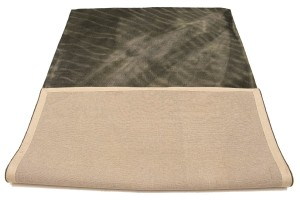 Dark Brown Tie-Dye 5X8 Hand-Tufted Modern Rug