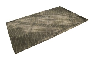 Dark Brown Tie-Dye 5X8 Hand-Tufted Modern Rug