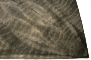 Dark Brown Tie-Dye 5X8 Hand-Tufted Modern Rug