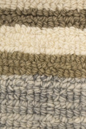 Multicolored Stripes 5X8 Hand-Tufted Modern Rug