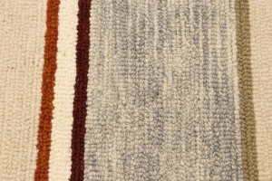 Multicolored Stripes 5X8 Hand-Tufted Modern Rug