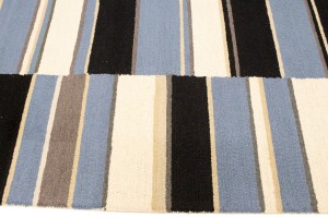 Multicolored Stripes 5X8 Hand-Tufted Modern Rug