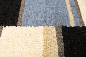 Multicolored Stripes 5X8 Hand-Tufted Modern Rug