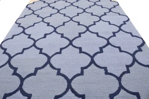Multicolored Trellis 5X8 Hand-Tufted Modern Rug
