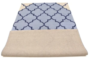 Multicolored Trellis 5X8 Hand-Tufted Modern Rug