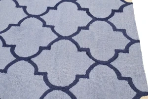 Multicolored Trellis 5X8 Hand-Tufted Modern Rug